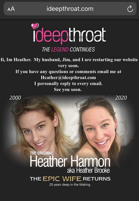 heather i deepthroat|Heather Harmon .